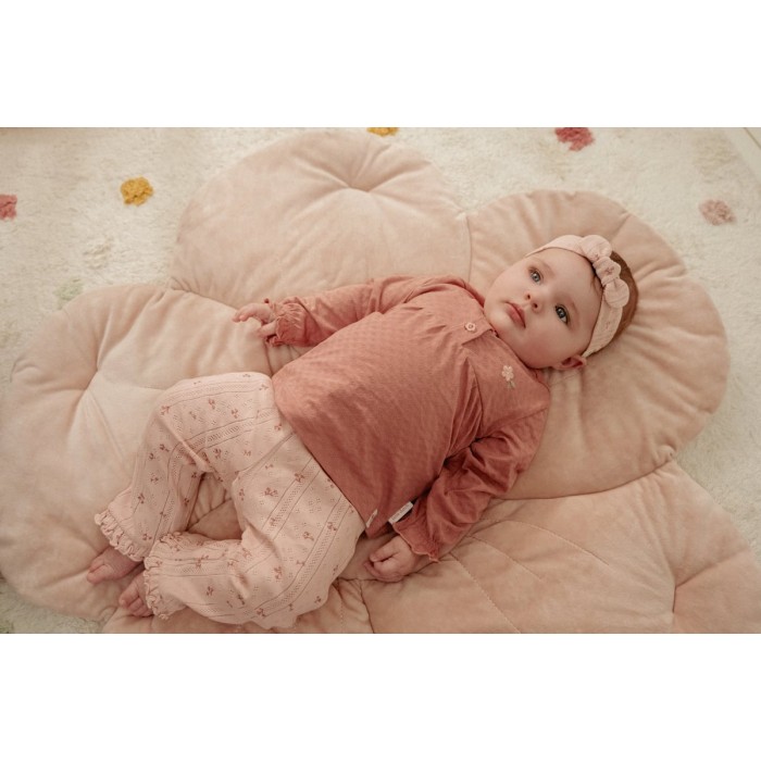 Bluza din bumbac organic - Pink Blush - Fairy Garden - Little Dutch