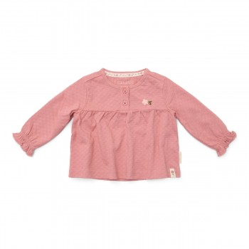 Bluza din bumbac organic - Pink Blush - Fairy Garden - Little Dutch Bluza din bumbac organic - Pink Blush - Fairy Garden - Little Dutch