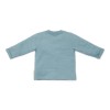 Bluza din bumbac organic - Stone Blue - Forest Friends - Little Dutch