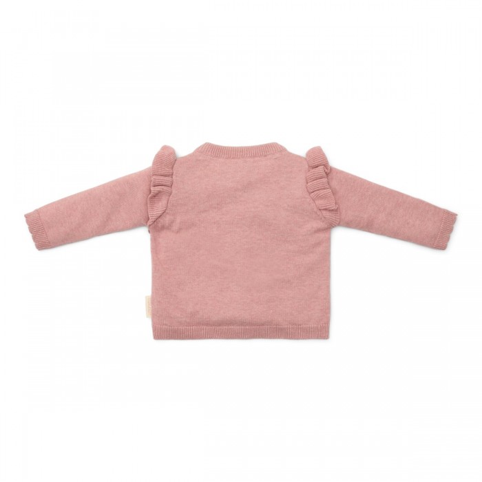 Cardigan din bumbac organic - Fairy Pink - Fairy Garden - Little Dutch