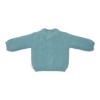 Cardigan din bumbac organic - Baby Blue - Forest Friends - Little Dutch