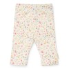 Pantaloni din bumbac organic - Alb - Fairy Garden - Little Dutch