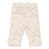 Pantaloni din bumbac organic - Alb - Fairy Garden - Little Dutch