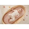 Pantaloni din bumbac organic - Alb - Fairy Garden - Little Dutch
