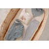 Pantaloni din bumbac organic - Blue Stripe - Forest Friends - Little Dutch