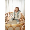 Pantaloni din bumbac organic - Stone Blue - Forest Friends - Little Dutch