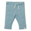 Pantaloni din bumbac organic - Stone Blue - Forest Friends - Little Dutch