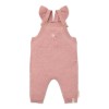 Salopeta pantaloni din bumbac organic - Fairy Pink - Fairy Garden - Little Dutch
