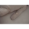 Salopeta cu maneca lunga din bumbac organic - Blue Stripe - Forest Friends - Little Dutch