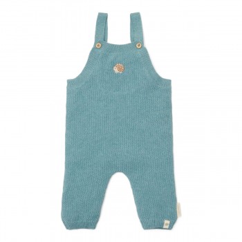 Salopeta pantalon din bumbac organic - Baby Blue - Forest Friends - Little Dutch Salopeta pantalon din bumbac organic - Baby Blue - Forest Friends - Little Dutch