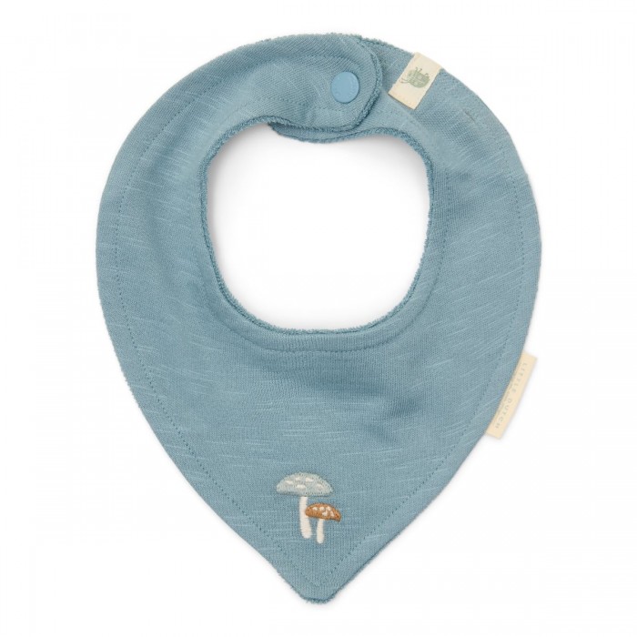 Baveta bandana dublata din bumbac organic - set 2 bucati - Multi - Forest Friends - Little Dutch