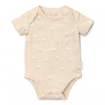 Body cu maneca scurta - Little Goose - Newborn Naturals - Little Dutch Body cu maneca scurta - Little Goose - Newborn Naturals - Little Dutch