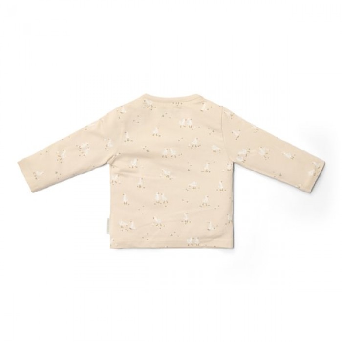 Bluza cu maneca lunga  din bumbac organic - Little Goose -  Newborn Naturals - Little Dutch