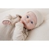 Bluza cu maneca lunga din bumbac organic - Soft Beige Stripe - Newborn Naturals - Little Dutch
