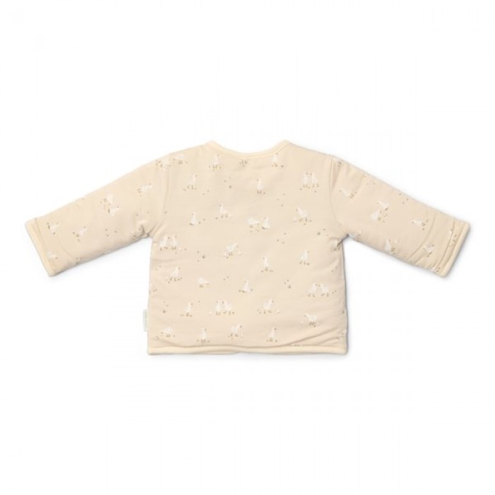 Jacheta reversibila din bumbac organic - Little Goose - Newborn Naturals - Little Dutch