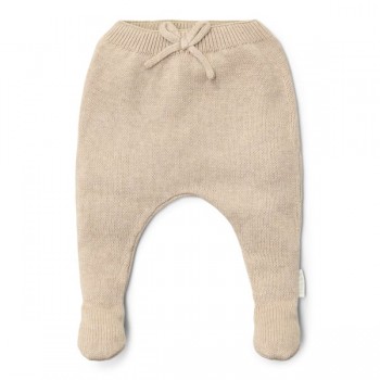 Pantaloni tricotati din bumbac organic - Soft Beige Melee - Newborn Naturals - Little Dutch Pantaloni tricotati din bumbac organic - Soft Beige Melee - Newborn Naturals - Little Dutch