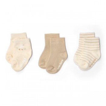 Sosete - set 3 perechi - Multi - Newborn Naturals - Little Dutch Sosete - set 3 perechi - Multi - Newborn Naturals - Little Dutch