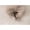 Botosei din bumbac organic -Soft Beige Melee - Newborn Naturals - Little Dutch
