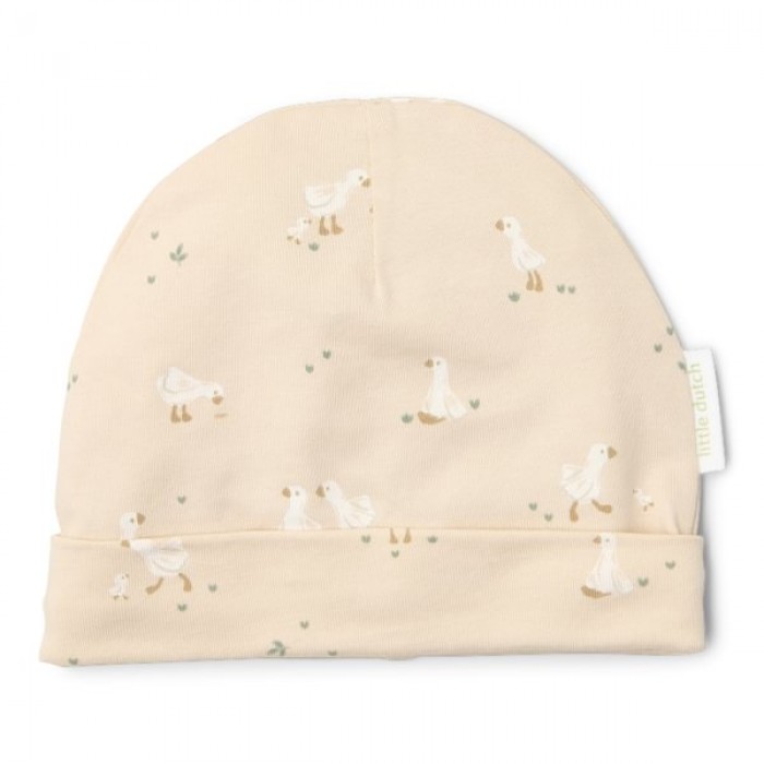 Caciulita din bumbac organic - Little Goose - Newborn Naturals - Little Dutch