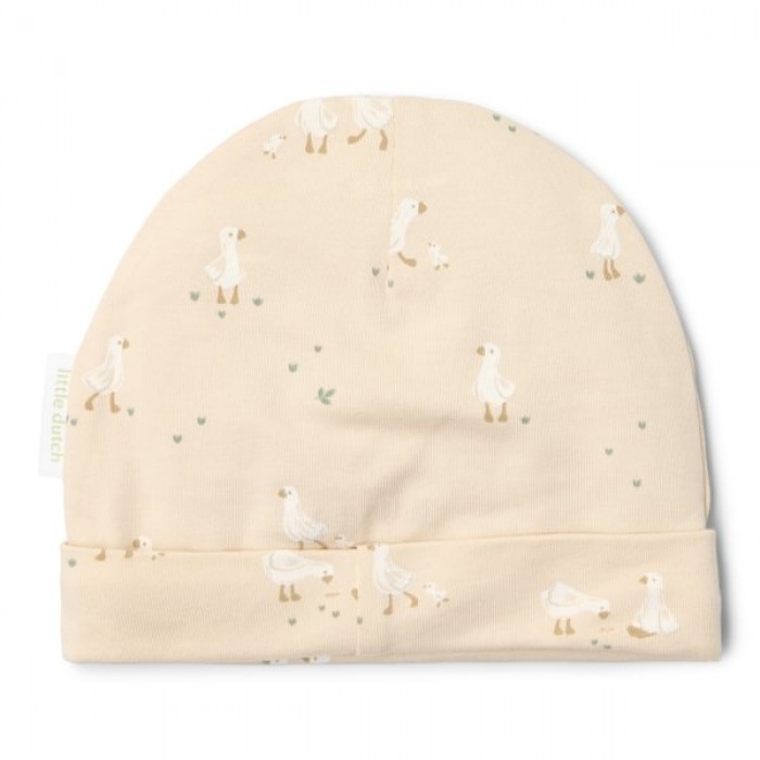 Caciulita din bumbac organic - Little Goose - Newborn Naturals - Little Dutch