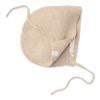 Caciulita din bumbac organic - Soft Beige Melee - Newborn Naturals - Little Dutch