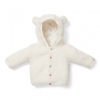 Jacheta Teddy pentru bebelusi - Off White - Baby Bunny - Little Dutch Jacheta Teddy pentru bebelusi - Off White - Baby Bunny - Little Dutch