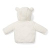 Jacheta Teddy pentru bebelusi - Off White - Baby Bunny - Little Dutch