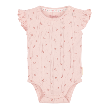 Body fara maneci cu volane din bumbac organic - Fairy Flowers - Little Dutch