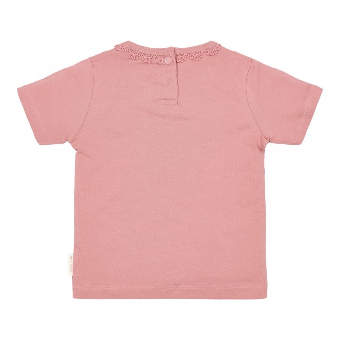 Tricou din bumbac organic - Pink Blush - Little Dutch