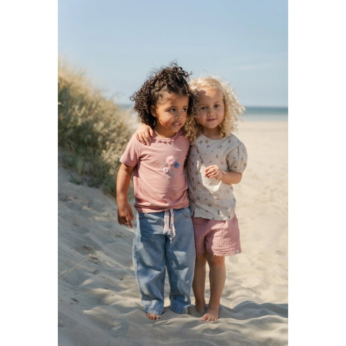 Tricou din bumbac organic - Pink Blush - Little Dutch