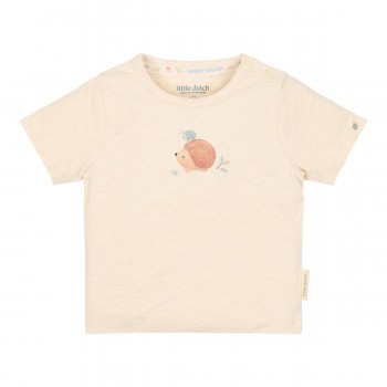 Tricou din bumbac organic - Sand Melee - Little Dutch