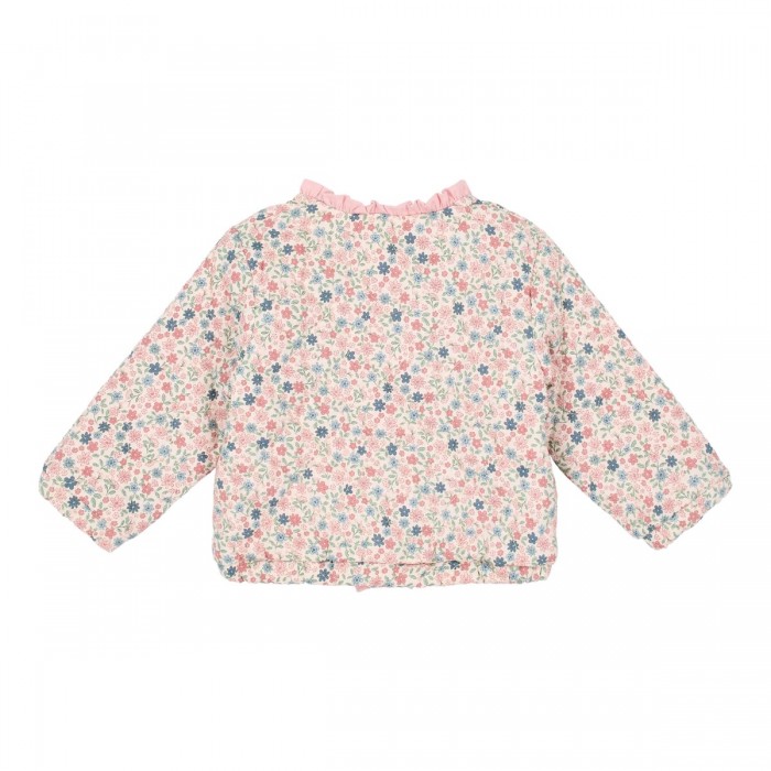 Jacheta cu volane din bumbac organic - Meadow Flowers - Little Dutch