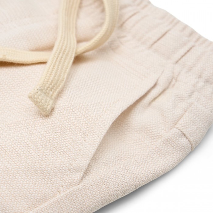 Pantaloni din bumbac organic - Sand - Little Dutch