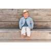 Pantaloni din bumbac organic - Sand - Little Dutch