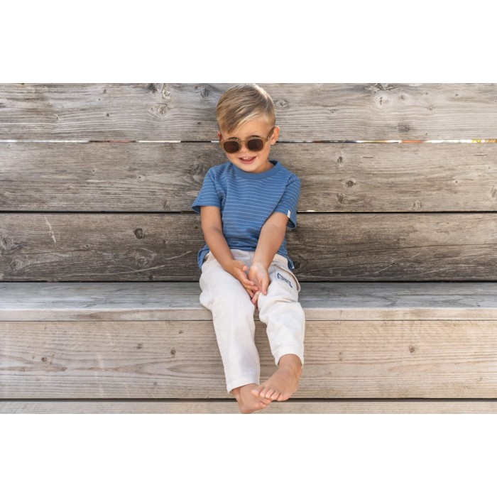 Pantaloni din bumbac organic - Sand - Little Dutch