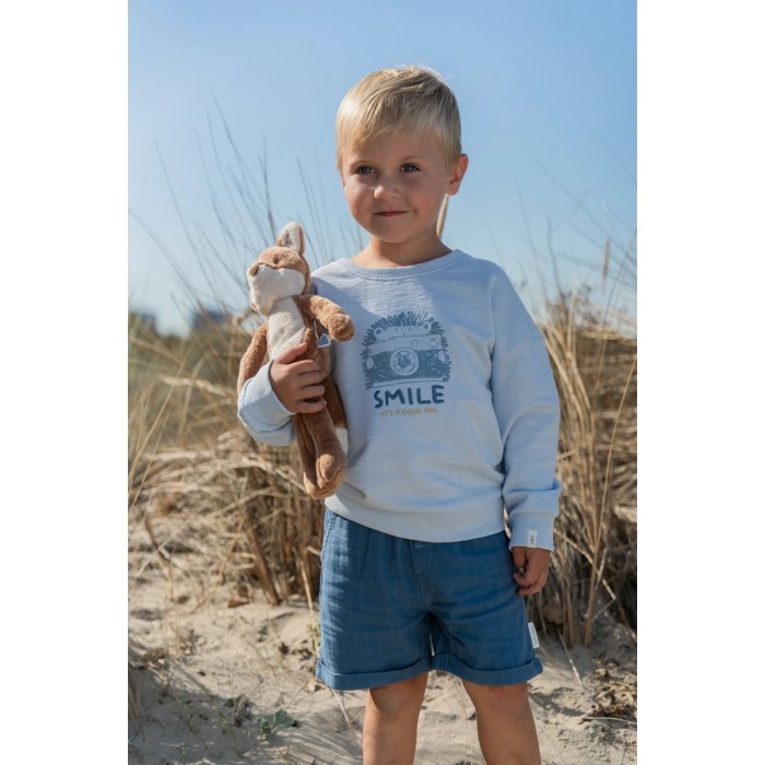 Pantaloni scurti din bumbac organic - Indigo - Little Dutch