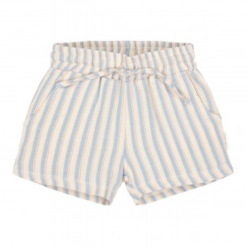 Pantaloni scurti din bumbac organic - Multi Stripe - Little Dutch