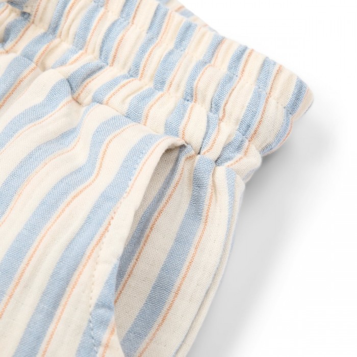 Pantaloni scurti din bumbac organic - Multi Stripe - Little Dutch