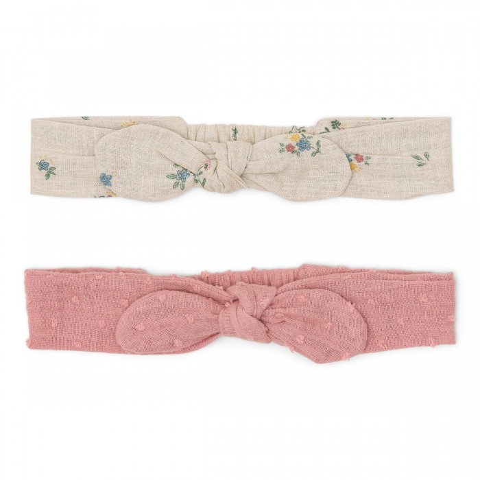 Bentita din bumbac organic - set 2 bucati - Fairy garden - Multi - Little Dutch