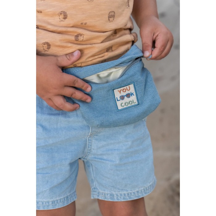 Borseta pentru copii din bumbac organic - HEI! - Little Dutch