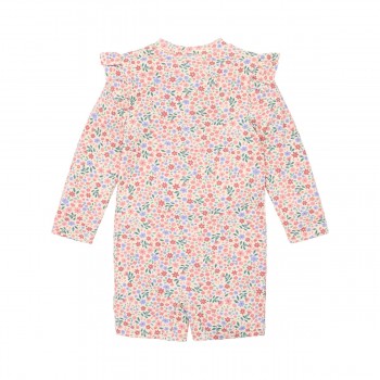 Costum de baie intreg cu maneca lunga - protectie UV 40+ - Dreamy Flowerfield - Little Dutch