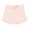 Pantaloni scurti cu volanase din bumbac organic - Pink - Little Dutch