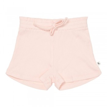 Pantaloni scurti cu volanase din bumbac organic - Pink - Little Dutch Pantaloni scurti cu volanase din bumbac organic - Pink - Little Dutch