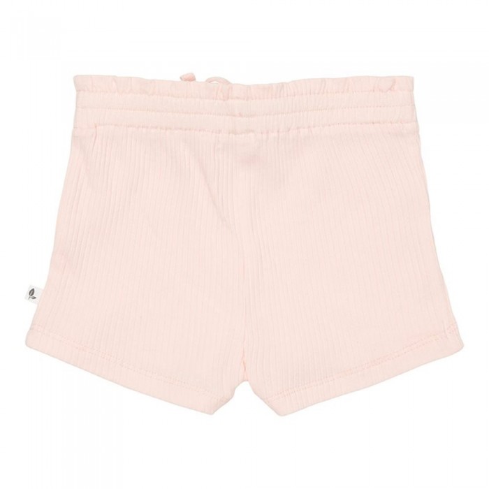 Pantaloni scurti cu volanase din bumbac organic - Pink - Little Dutch