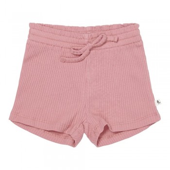 Pantaloni scurti cu volanase din bumbac organic - Vintage Pink - Little Dutch Pantaloni scurti cu volanase din bumbac organic - Vintage Pink - Little Dutch