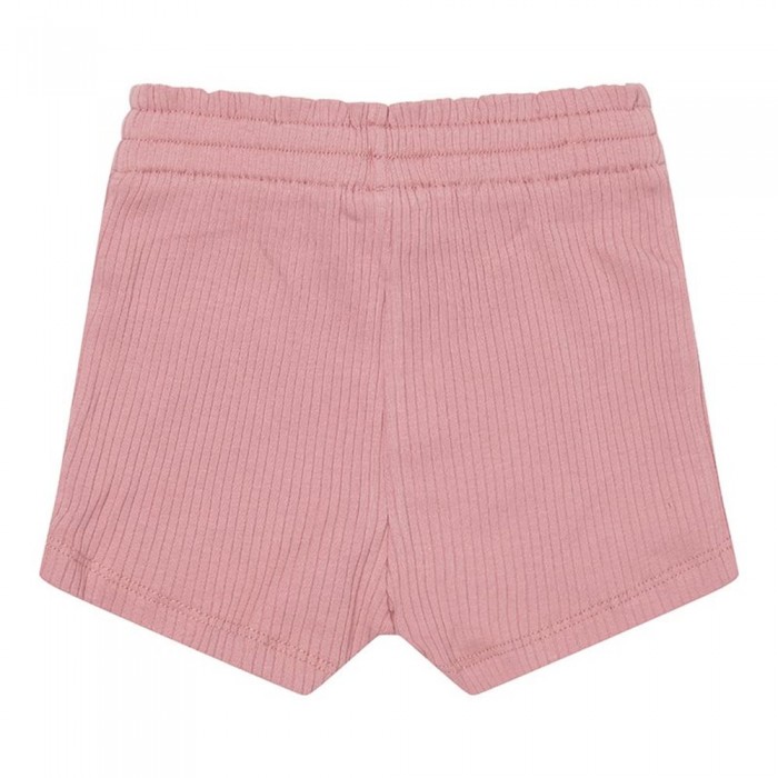 Pantaloni scurti cu volanase din bumbac organic - Vintage Pink - Little Dutch
