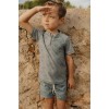 Sort pentru baie cu protectie UV 50+ - Turtle Island Olive - Little Dutch