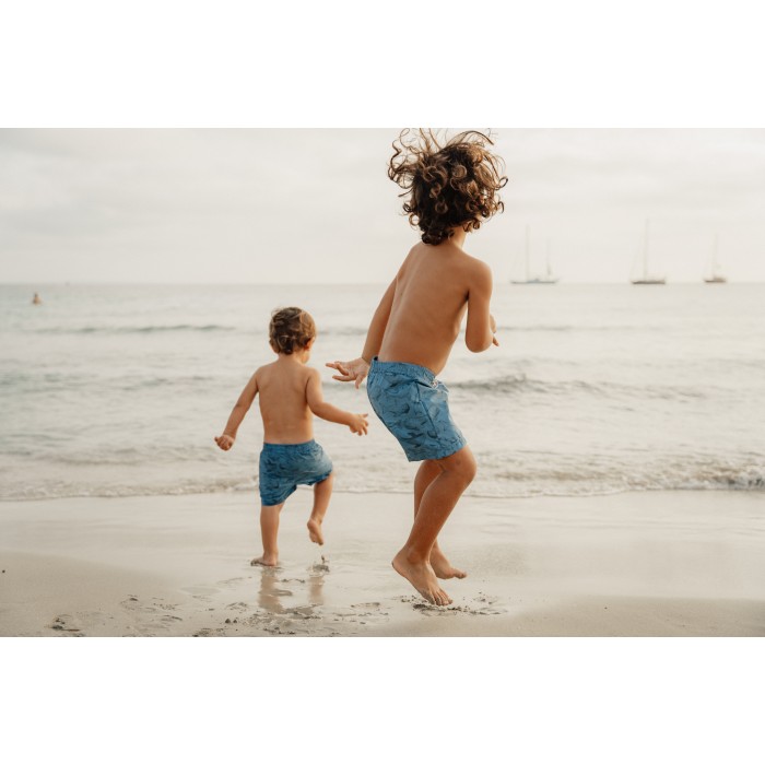 Sort pentru baie cu protectie UV 50+ - Sea Life Blue - Little Dutch