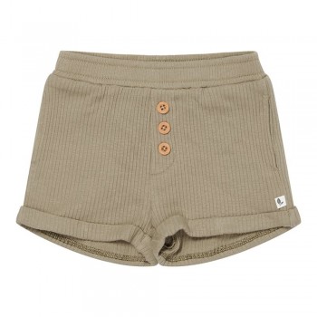 Pantaloni scurti din bumbac organic - Olive - Little Dutch Pantaloni scurti din bumbac organic - Olive - Little Dutch