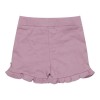 Pantaloni scurti cu volanase din bumbac organic - Mauve - Little Dutch